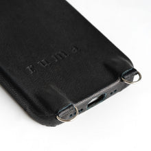 Load image into Gallery viewer, THE JAGA | Soft Leather I-Phone Case in Black
