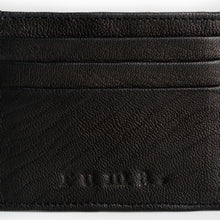 Cargar imagen en el visor de la galería, THE MAYA | Soft Grain Leather 6 Pocket Card Holder In Black
