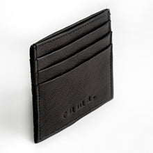 Charger l&#39;image dans la galerie, THE MAYA | Soft Grain Leather 6 Pocket Card Holder In Black
