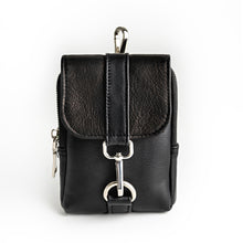 Load image into Gallery viewer, THE CILA | Soft Leather Accessories Pouch In Black
