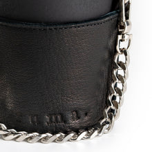 Cargar imagen en el visor de la galería, THE BAJU | Soft Leather Coffee Cup Sleeve In Black
